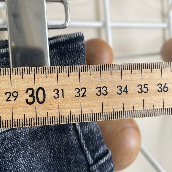 Mother - High Rise Wide Legged Pants - Dark Wash - 26 - Picture 10 of 16